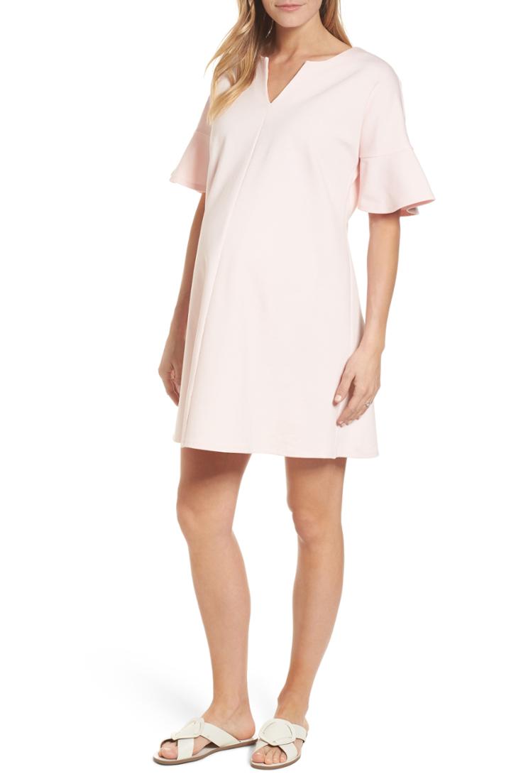 Women's Isabella Oliver Reese Ponte Maternity Dress