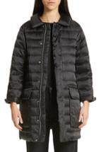 Women's Tricot Comme Des Garcons Quilted Down Coat - Black