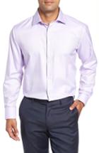 Men's Bugatchi Trim Fit Solid Dress Shirt .5 - Pink