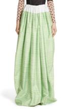 Women's Marine Serre Stripe Ball Skirt Us / 36 Fr - Green