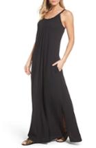 Women's Caslon Twist Neck Maxi Dress - Black