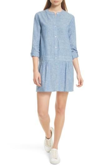 Women's Soft Joie Amiri Chambray Shirtdress, Size - Blue