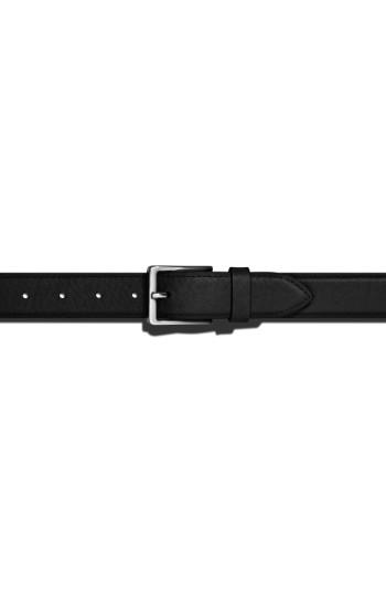 Men's Shinola Bombay Tab Leather Belt - Black