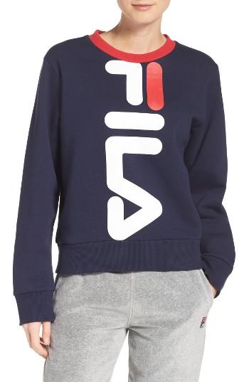 Women's Fila Mona Logo Crop Sweatshirt