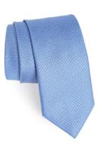 Men's Canali Micro Grid Silk Tie