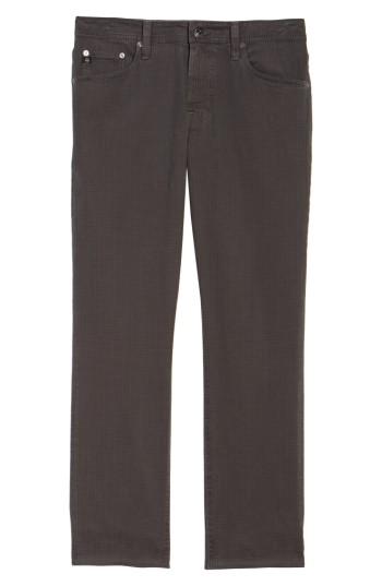 Men's Ag Houndstooth Everett Sud Straight Leg Pants X 34 - Grey