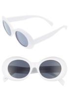 Women's Bp. 52mm Oval Sunglasses - White