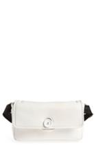 Maison Margiela Button Flap Leather Bum Bag -