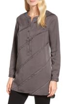 Petite Women's Nic+zoe Tranquil Tunic Top, Size P - Grey
