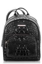 Brahmin Mini Dartmouth Leather Backpack - Black