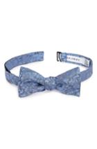 Men's Calibrate Ramage Floral Silk Bow Tie, Size - Blue