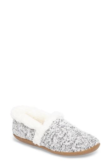 Women's Toms House Slipper With Faux Fur Lining M - Beige