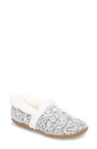 Women's Toms House Slipper With Faux Fur Lining M - Beige
