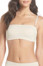 Women's Leith South Beach Bandeau Bikini Top, Size - Ivory