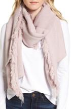 Women's Rebecca Minkoff Garter Stripe Stitch Blanket Scarf, Size - Pink