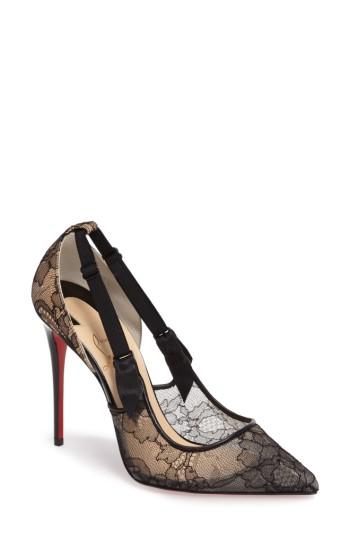 Women's Christian Louboutin Hot Jeanbi Pump Us / 40eu - Black