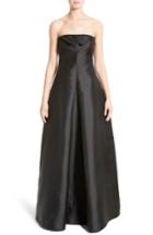 Women's Armani Collezioni Crystal Embellished Gazar Strapless Gown