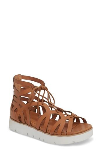 Women's Gentle Souls Larina Lace-up Sandal M - Brown