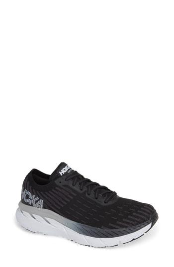 Women's Hoka One One Clifton 5 Knit Running Shoe M - Black