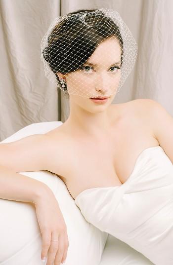 Sara Gabriel Collette Convertible Birdcage Veil