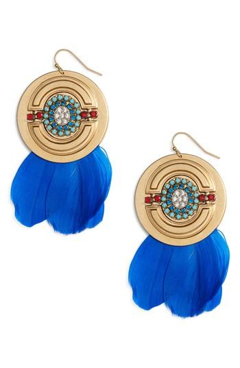 Women's Sandy Hyun Miami Feather Drop Earrings