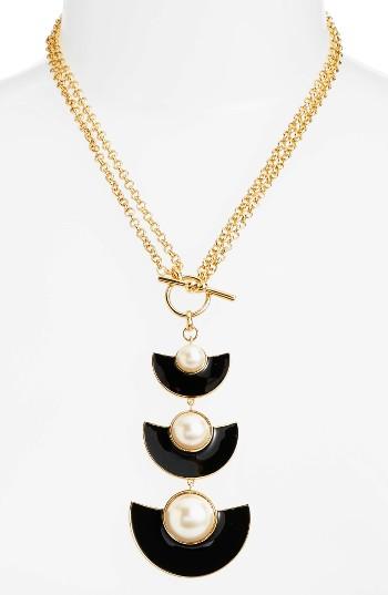 Women's Kate Spade New York Taking Shapes Toggle Necklace