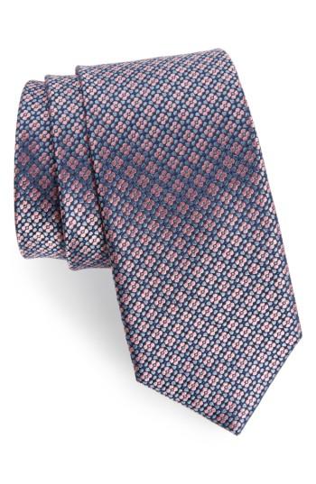 Men's The Tie Bar Aerial Geo Silk Tie, Size - Pink