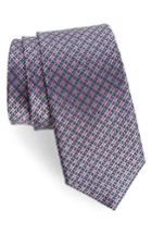 Men's The Tie Bar Aerial Geo Silk Tie, Size - Pink