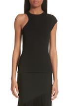 Women's Cushnie Et Ochs Asymmetrical Knit Top - Black