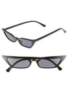 Women's Leith Pointed Cat Eye Sunglasses - Black