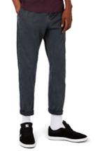 Men's Topman Twill Crop Tapered Fit Trousers X 30 - Grey