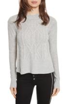Women's Veronica Beard Kenna Cashmere Sweater - Grey