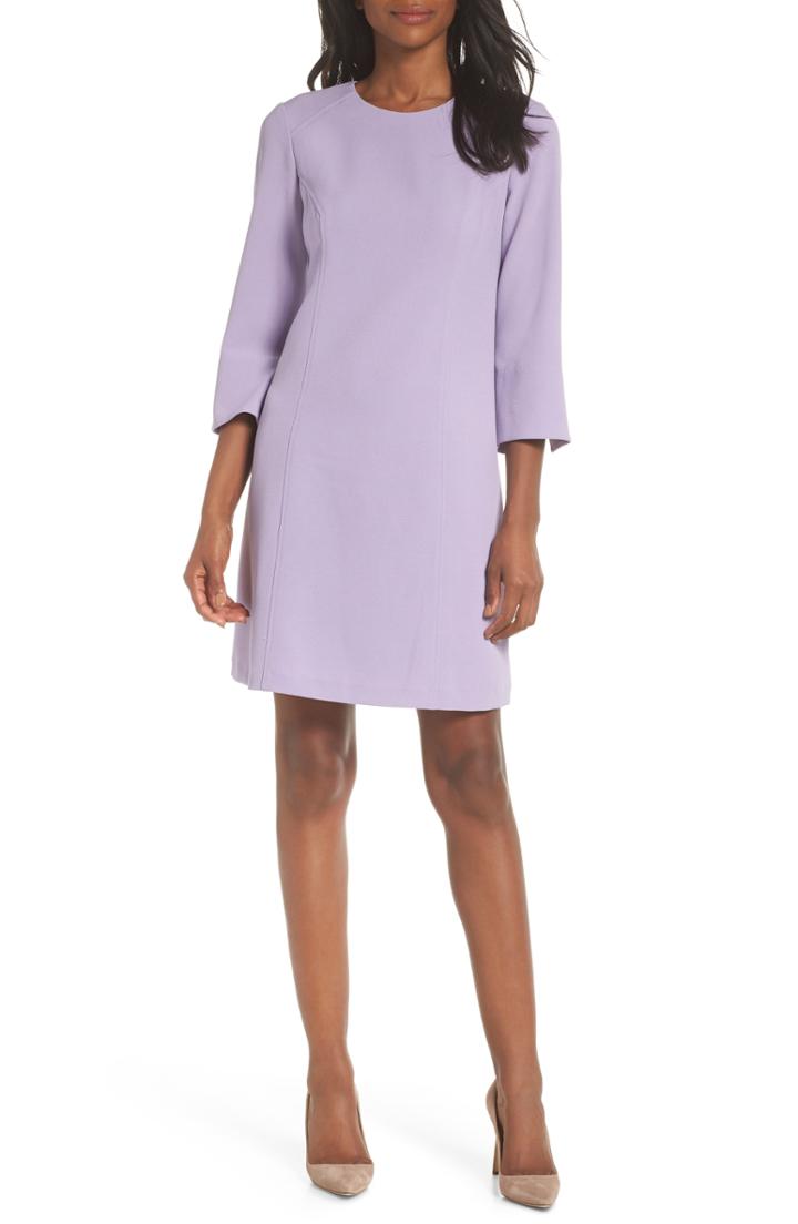 Women's Vince Camuto Kors Crepe Shift Dress - Purple
