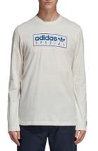 Men's Adidas Spezial Long Sleeve Graphic T-shirt - White