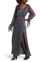 Women's Leith Split Sleeve Maxi Dress, Size - Blue