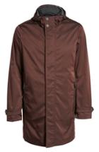 Men's Ted Baker London Longline Raincoat With Zip Out Vest (l) - Red