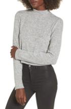 Women's Pst By Project Social T Crop Mock Neck Top - Grey