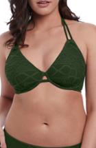 Women's Freya Sundance Underwire Bikini Top D - Green