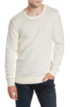 Men's 1901 Tonal Motif Sweater, Size - White