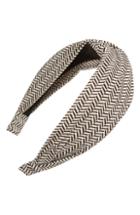 Tasha Knotted Herringbone Print Headband