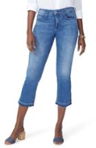 Women's Nydj Billie Stretch Crop Bootcut Jeans (similar To 14w) - Blue