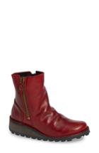Women's Fly London Mong Boot .5-8us / 38eu - Red