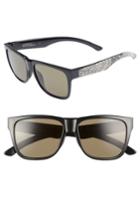 Women's Smith Lowdown 2 55mm Chromapop(tm) Square Sunglasses - Black Canvas Splatter
