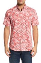 Men's Reyn Spooner Opihi Rock Regular Fit Print Sport Shirt - Red