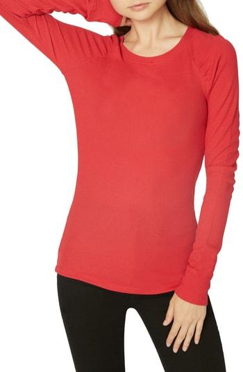 Women's Sanctuary Kenzie Thermal Pullover - Burgundy