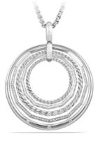 Women's David Yurman Stax Large Pendant Necklace With Diamonds