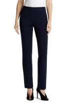 Women's Lafayette 148 New York Punto Milano Straight Leg Pants - Blue