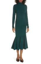Women's Eliza J Bell Sleeve Dress (similar To 14w) - Green