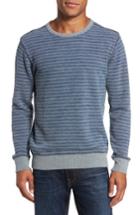 Men's Faherty Brand Stripe Crewneck Sweatshirt