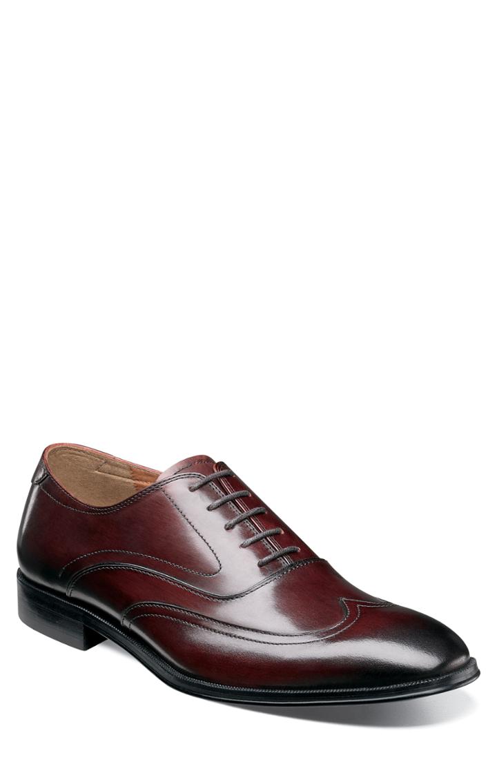 Men's Florsheim Belfast Wingtip D - Burgundy